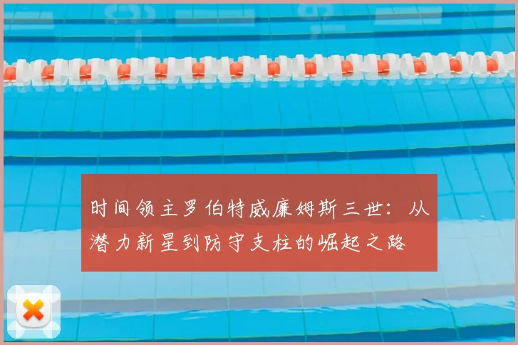 时间领主罗伯特威廉姆斯三世：从潜力新星到防守支柱的崛起之路